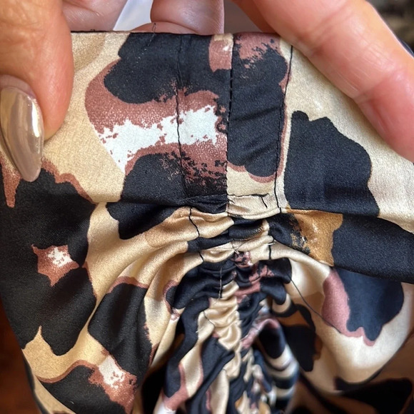 Leopard Skirt size small high low style mini skirt high low skirt brown leopard - Picture 8 of 10